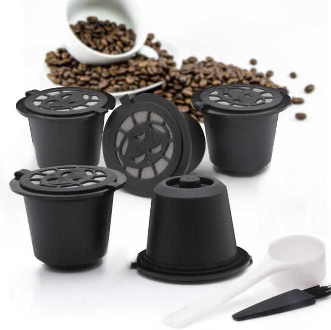 Red reusable coffee filter for coffee pod or capsule filler, designed for eco-friendly brewing by BACKUPMYFILESNOW.COM®.