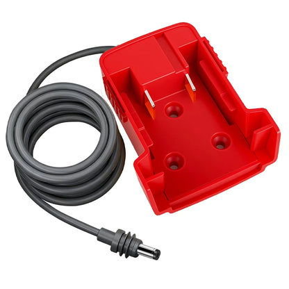 Milwaukee 18V battery adapter mini power cable for Starlink, compatible power adapter converter, with DC power cable, by BACKUPMYFILESNOW.COM®