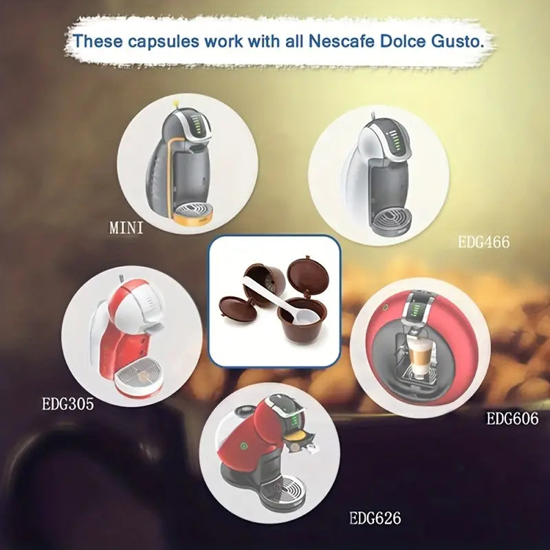 Red reusable coffee capsule filter for coffee machine, durable and eco-friendly, compatible with various coffee makers.