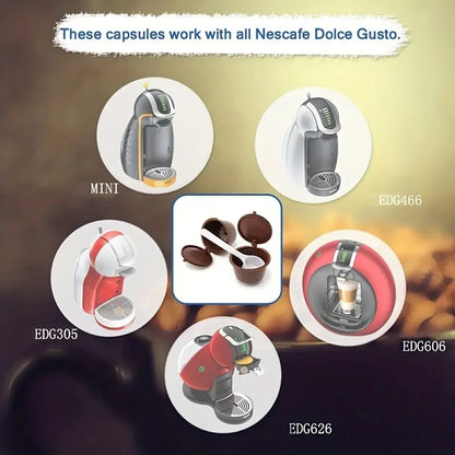Red reusable coffee capsule filter for coffee machine, durable and eco-friendly, compatible with various coffee makers.