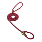 Red nylon pup set from BackupMyFilesNow.com featuring a durable, adjustable strap and metal hardware for secure use.