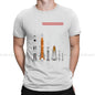 SpaceX Raptor Saturn VSLS Saturn IB space shuttle graphic T-shirt for men, vintage goth style cotton summer top, harajuku fashion.