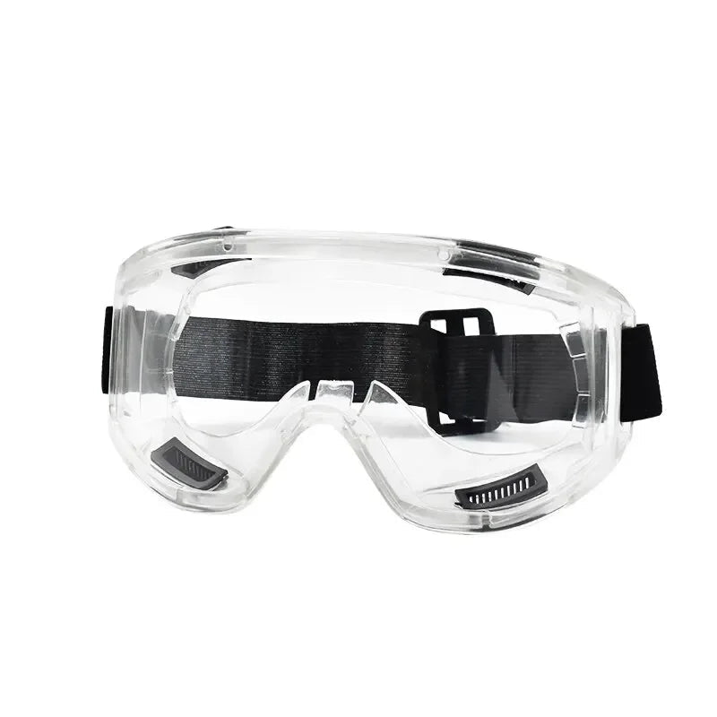 Clear lens safety goggles from BACKUPMYFILESNOW.COM®, anti-fog, anti-splash, dust-proof industrial lab eye protection glasses