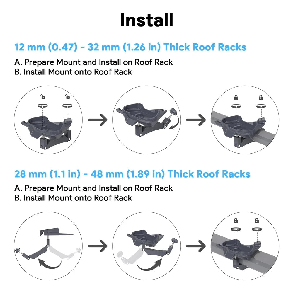 BackupMyFilesNow® Starlink Mini Car Roof Mount for satellite internet kit, mounted on car roof for yacht or vehicle use.