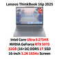 ThinkBook 16p 2025 laptop with Intel Core Ultra 9, GeForce RTX 5060/5070, 32GB DDR5, 1TB SSD, 16-inch 3.2K IPS LCD screen