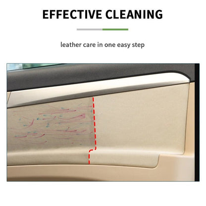 BackupMyFilesNow® Car Interior Cleaner agent for leather, fabric, and dash surfaces, water-free auto cleaning tool in a compact bottle.