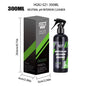 BACKUPMYFILESNOW.COM® Car interior cleaner spray for leather, fabric, and dashboard, with a compact water-free auto cleaning tool.