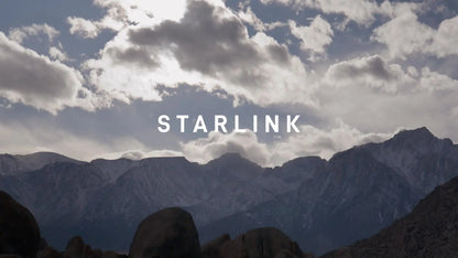SpaceX-Starlink Standard Kit V4 Gen 3 satellite internet kit with dish, router, and Wi-Fi 6 components for high-speed low-latency internet.