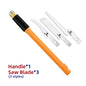 Mini hand saw hobby DIY tool kit with 3 craft blades from Model Craft Tools, ideal for precise hand cutting projects.