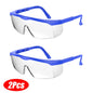 BackupMyFilesNow® clear anti-fog safety glasses with wide-vision protective goggles, ANSI Z87 approved for industrial and lab use.