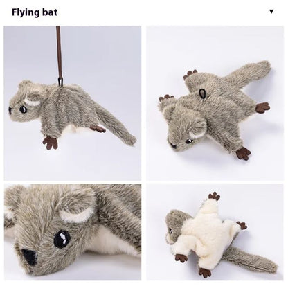 PVC flapping bird cat toy with shaking motion, designed for feline play and entertainment.