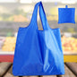 Set of four reusable foldable shopping bags from BackupMyFilesNow.com, washable, lightweight, eco-friendly grocery tote packs