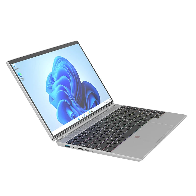 14-inch BackupMyFilesNow.com tablet PC with 1900x1200 IPS touch screen, Intel N95 quad-core, 16GB RAM, 512GB SSD, Windows 11 Pro