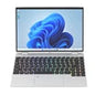 Silver 14-inch BackupMyFilesNow.com tablet PC with 1900x1200 IPS touchscreen, Intel N95 quad-core, 16GB RAM, 512GB SSD, Windows 11 Pro