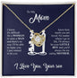 Four-leaf clover eternal love pendant from BACKUPMYFILESNOW.COM® featuring a silver heart-shaped charm with four-leaf clover design.