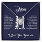 Eternal Love Pendant with four-leaf clover design by BACKUPMYFILESNOW.COM®, featuring a delicate gold chain and detailed clover charm.