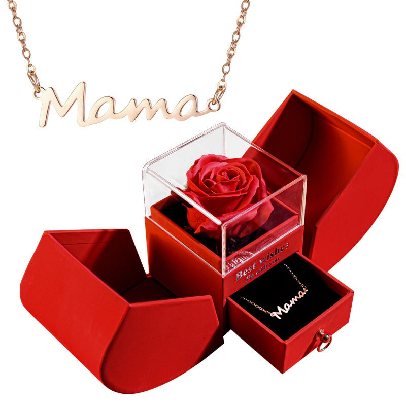 Silver heart necklace from BACKUPMYFILESNOW.COM® in a Christmas gift box set, perfect for holiday gifting.