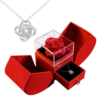 Silver heart necklace from BACKUPMYFILESNOW.COM® in a Christmas gift box, designed for moms, one size, elegant holiday jewelry.