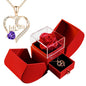 Silver heart necklace in a Christmas gift box set from BACKUPMYFILESNOW.COM®, perfect for holiday gift-giving.