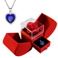 Silver heart necklace from BACKUPMYFILESNOW.COM® in a Christmas gift box, perfect for gifting during the holiday season.