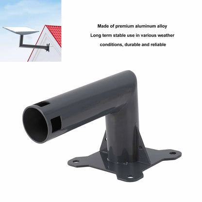Heavy-duty aluminum alloy Starlink mounting kit for roof or wall, designed to secure internet dish on poles or mounting surfaces.