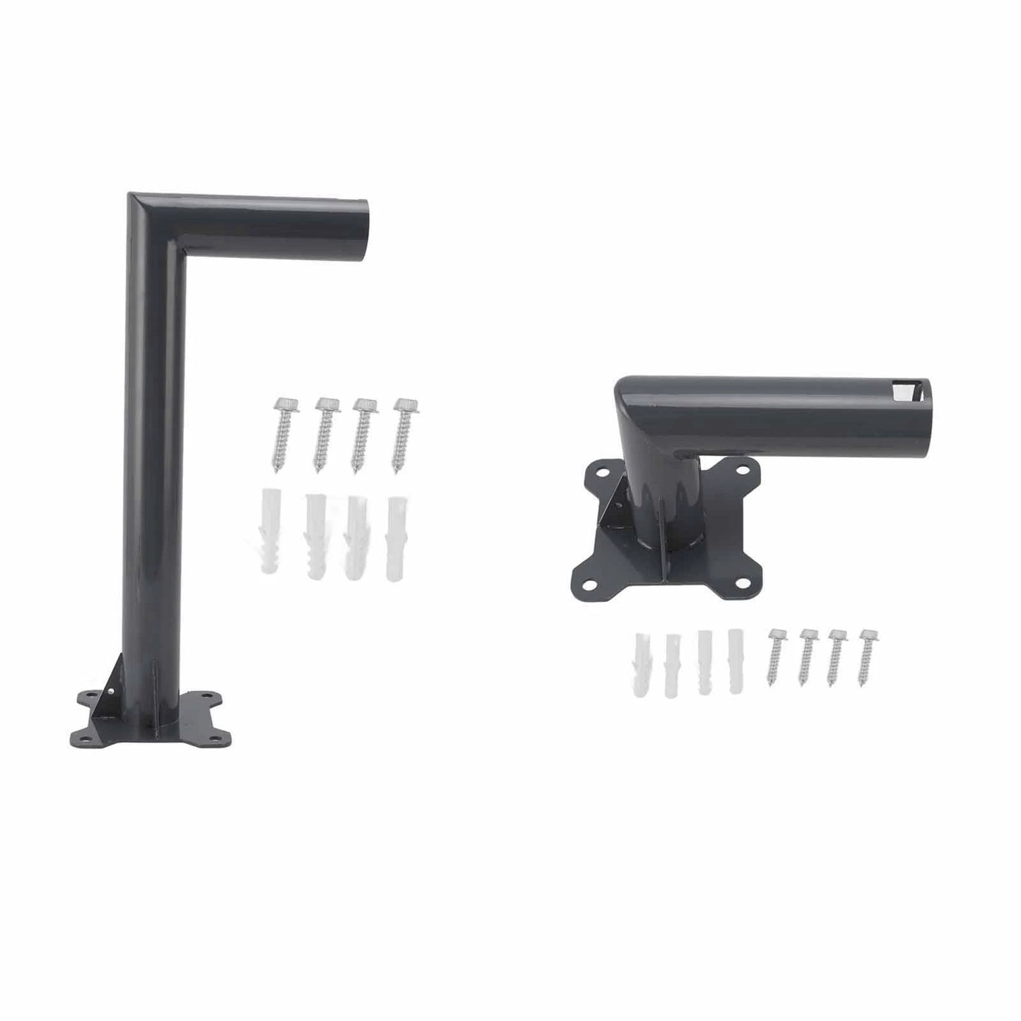 Heavy-duty aluminum alloy mounting kit for Starlink internet dish, designed for roof or wall installation, by BACKUPMYFILESNOW.COM®.