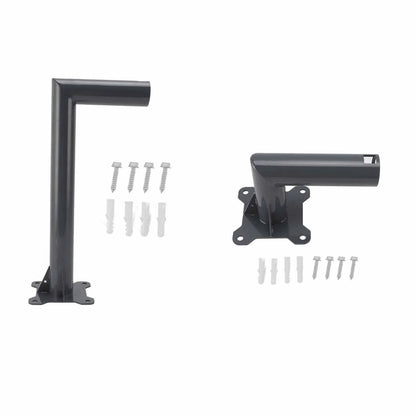 Heavy-duty aluminum alloy mounting kit for Starlink internet dish, designed for roof or wall installation, by BACKUPMYFILESNOW.COM®.