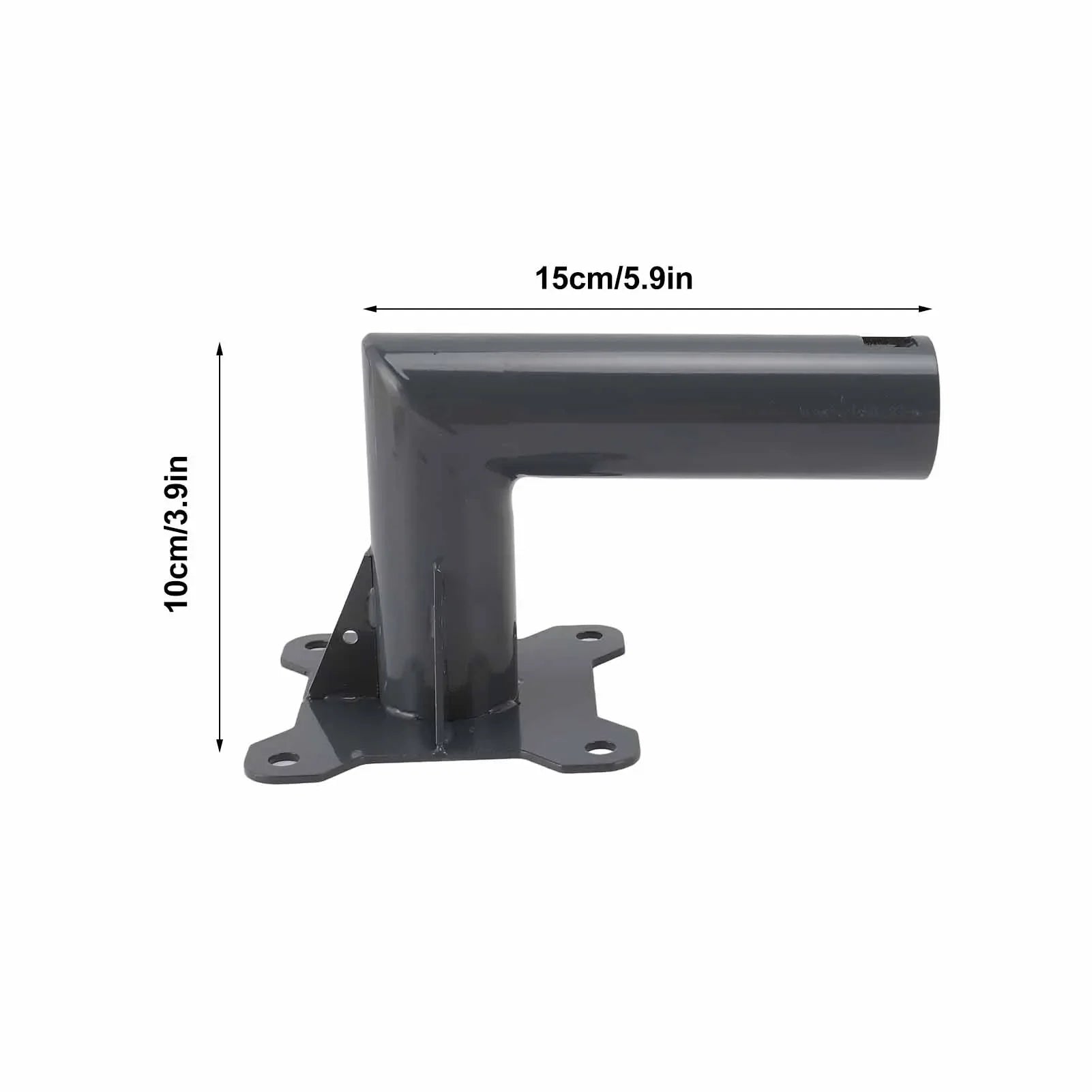 Heavy-duty aluminum alloy Starlink mounting kit with pole mount for roof or wall installation.