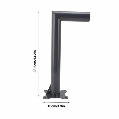Heavy-duty aluminum alloy mounting kit for Starlink internet dish, suitable for roof or wall installation, by BACKUPMYFILESNOW.COM®.