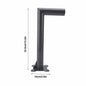 Heavy-duty aluminum alloy mounting kit for Starlink internet dish, suitable for roof or wall installation, by BACKUPMYFILESNOW.COM®.