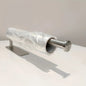 Stainless steel paper towel holder by BACKUPMYFILESNOW.COM®, self-adhesive under cabinet roll holder for kitchen storage and organization.