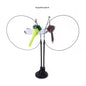 Colorful Cat Sucker Teaser Toy with a single stem flower design, perfect for engaging cats in playful activity.