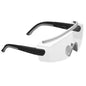 Sky blue BACKUPMYFILESNOW.COM safety goggles with anti-fog, impact-resistant frame, UV protection, and adjustable splash-proof design.