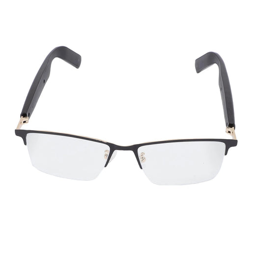 BackupMyFilesNow.com smart glasses with Bluetooth 5.4, built-in mic and speaker, IP54 proof, blue light filtering, voice control.