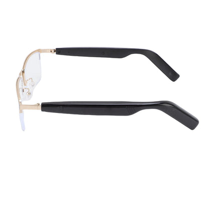 BackupMyFilesNow.com Bluetooth smart glasses with built-in mic, speaker, IP54 proof, blue light filter, and voice control for daily use.