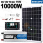 BackupMyFilesNow® SOECOPO 7000W Solar Power System Kit with inverter, 500W panel, and 100A controller for off-grid home and camping