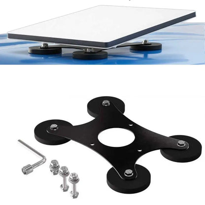 Stainless steel roof mount for Starlink Mini, magnetic, drill-free, suitable for car roofs and roof racks, interior automobile accessory