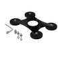 Stainless steel roof mount for Starlink Mini, magnetic and drill-free, designed for car roofs and roof racks in automobiles.