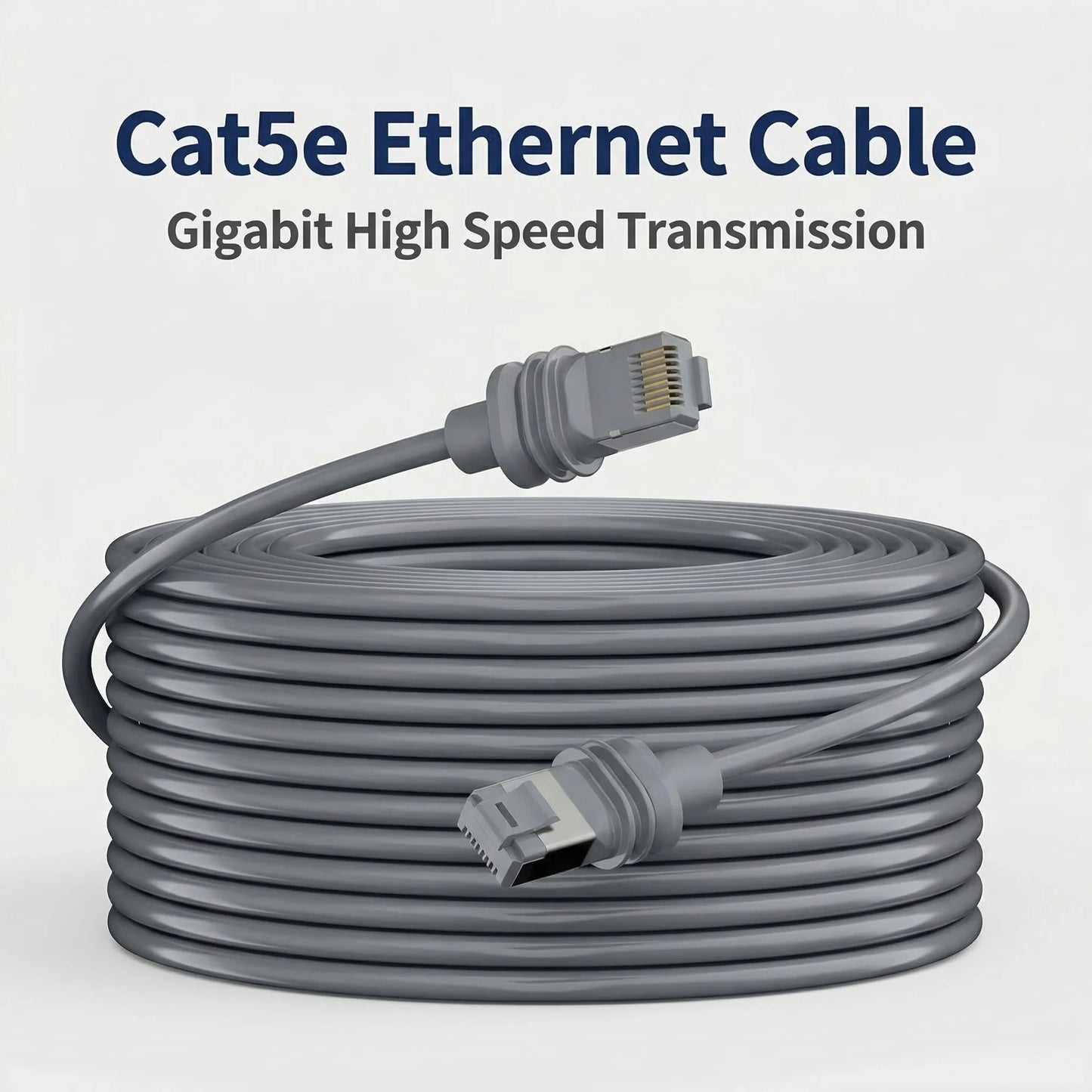 Starlink 3rd Gen router cable with waterproof gigabit Ethernet RJ45 connector, 30m length, by BACKUPMYFILESNOW.COM®.