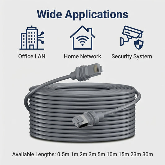 Starlink 3rd Gen router cable by BACKUPMYFILESNOW.COM® featuring waterproof gigabit Ethernet RJ45 connection for reliable internet.