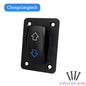 Starlink rocker switch with blue LED light, waterproof 12V/24V on/off button for Starlink mini satellite dish and Wi-Fi router.
