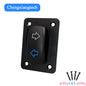 Blue LED starlink rocker switch for 12V/24V systems, waterproof on/off button for Starlink mini satellite dish and Wi-Fi router.