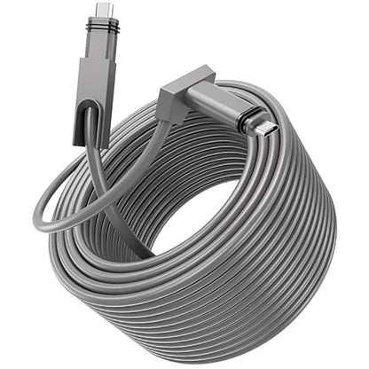 Starlink V2 router and satellite with 2m waterproof angled replacement cable, compatible with Gen2/V2 Starlink systems.