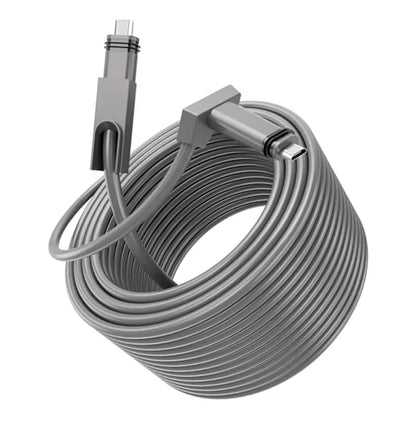 Starlink GEN2/V2 waterproof angled replacement cable for router and satellite, 2m (6.5ft), from BACKUPMYFILESNOW.COM.