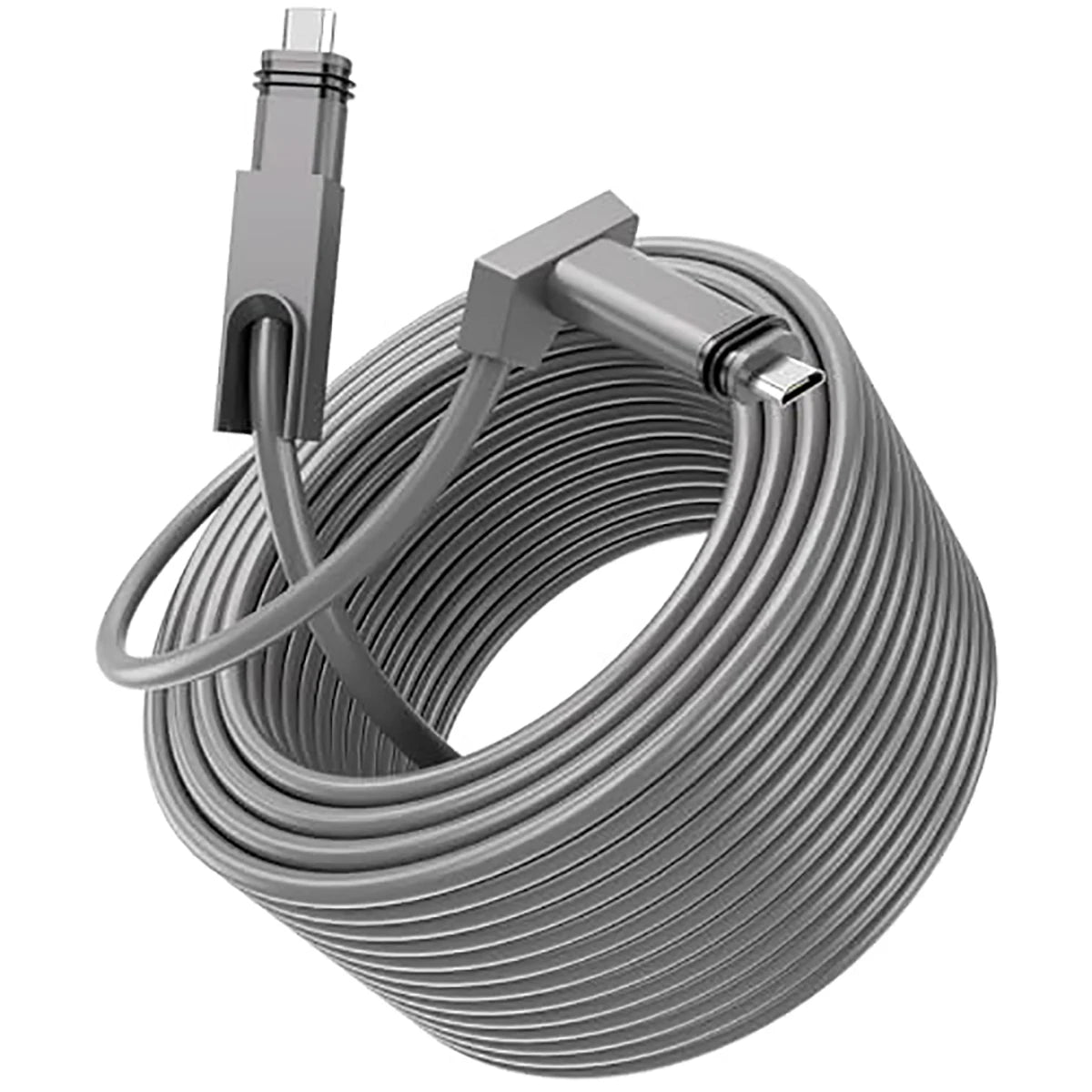 Starlink Gen2/V2 high-speed satellite extension cable by BACKUPMYFILESNOW.COM®, 30m (100ft) long for satellite internet setup.