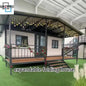 Modern prefab container house by BACKUPMYFILESNOW.COM®, featuring 2-3 bedrooms, living room, and office space in a steel 20ft design.