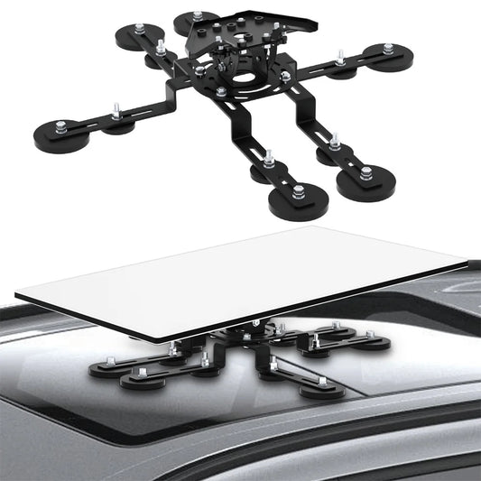 Starlink Mini V4 Magnetic Roof Mount with 12 magnetic bases, 160° tilt, metal bracket for RV, car, yacht, truck, and vehicle use