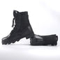 Men's tactical hiking boots with high-top design, shock-absorbing sole, and durable hard sole for outdoor training and hiking.