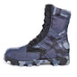 Men's tactical hiking boots with high-top design, shock-absorbing soles, and durable hard sole for outdoor training and hiking.
