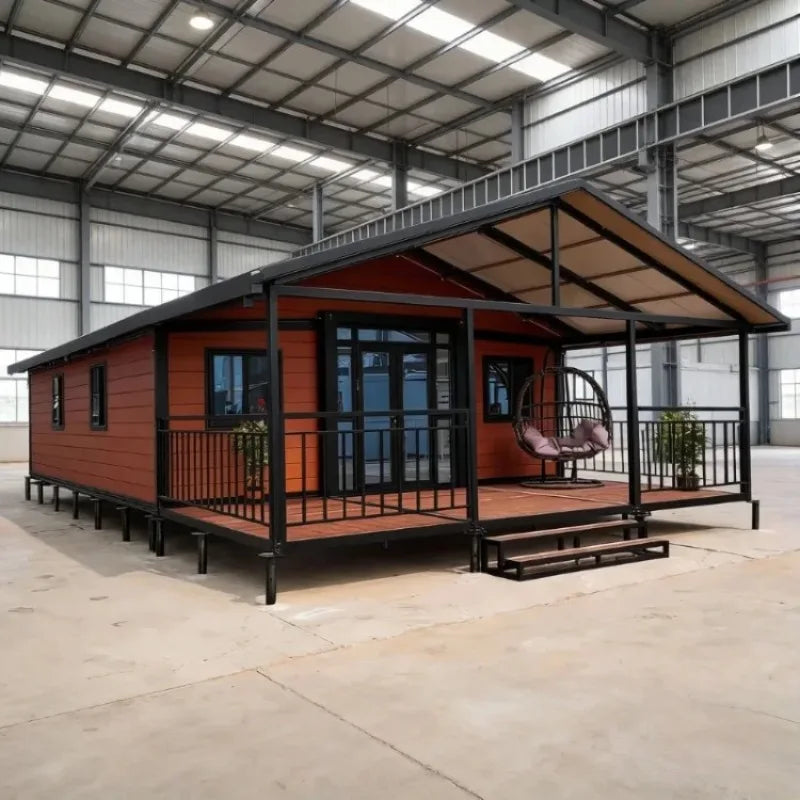 Modern 20ft and 40ft expandable container houses by BACKUPMYFILESNOW.COM®, featuring sleek design, prefab construction, and versatile living space.